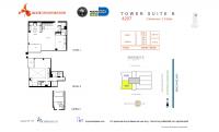 Unit 4207 floor plan